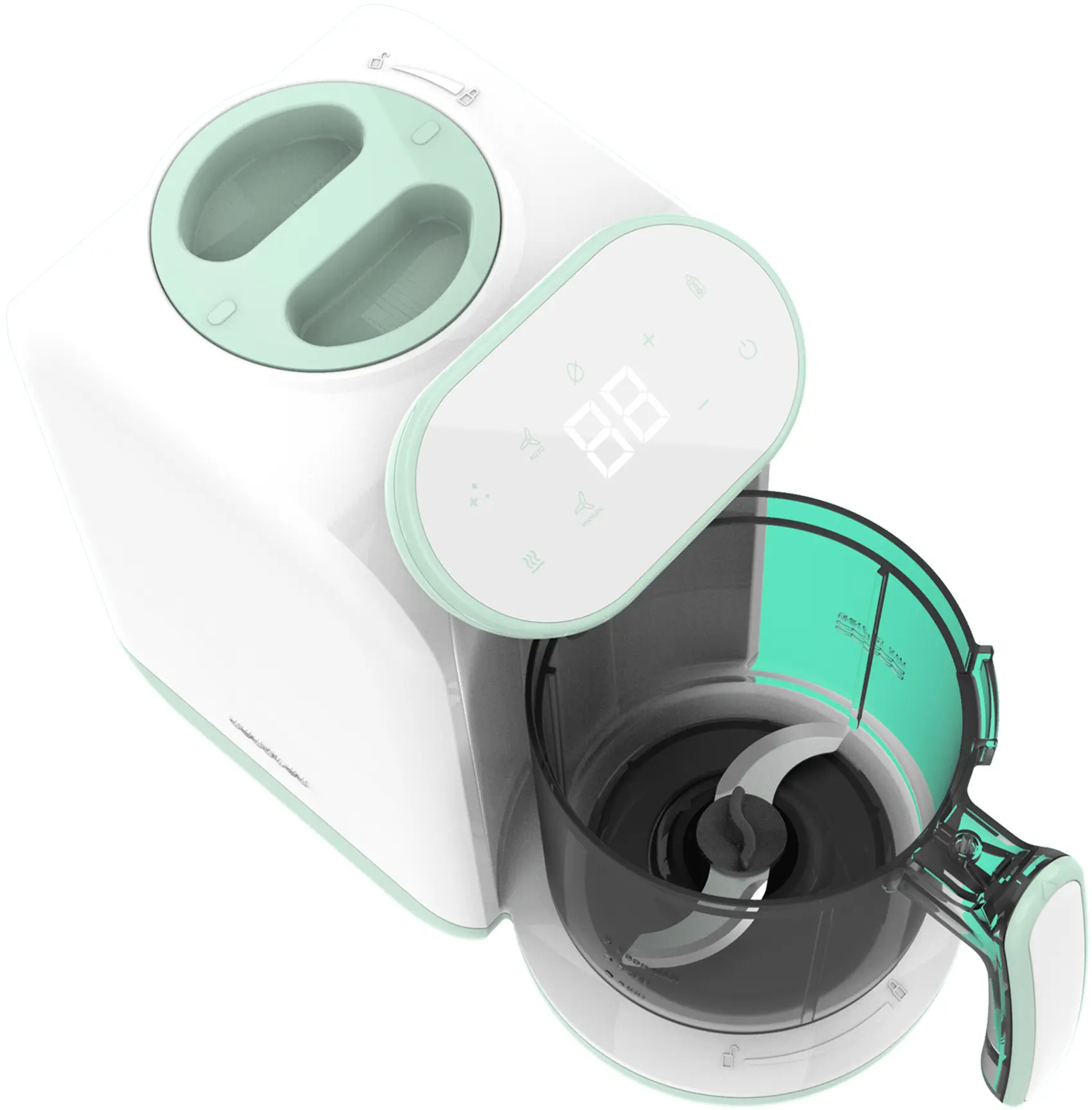 Кухонный комбайн Cecotec Nana BabyCare 01907 (White/Mint) - 2