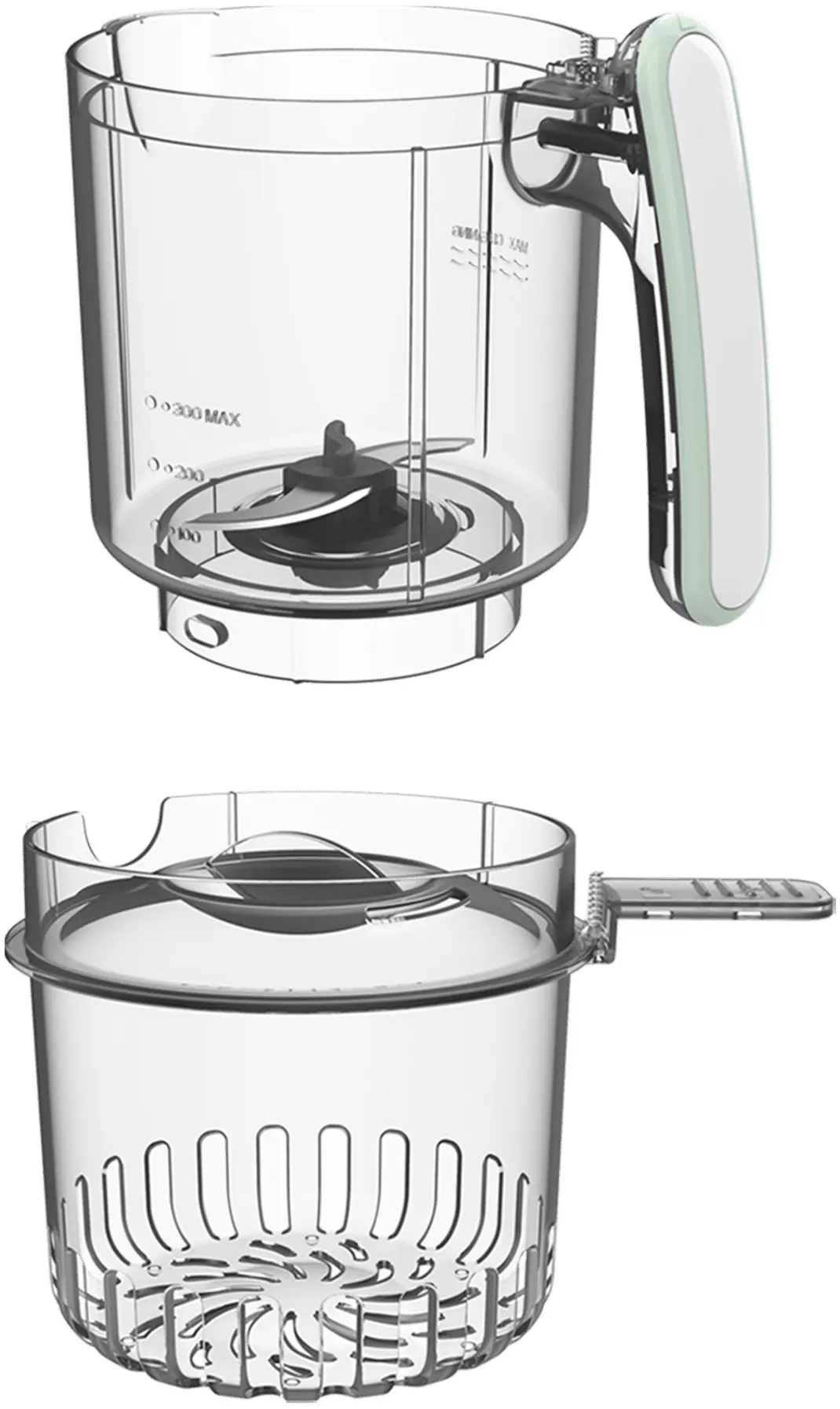 Кухонный комбайн Cecotec Nana BabyCare 01907 (White/Mint) - 3
