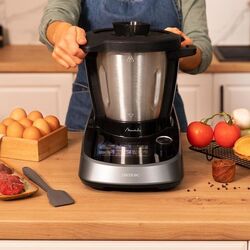 Robot de bucatarie multifunctional Cecotec Mambo Touch + чаша Habana (Black/Inox) Thumb
