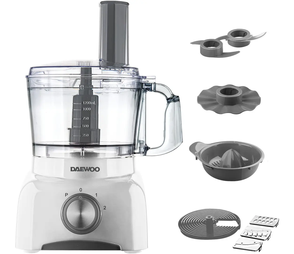 Robot de bucatarie Daewoo DFP-732 (White/Gray)