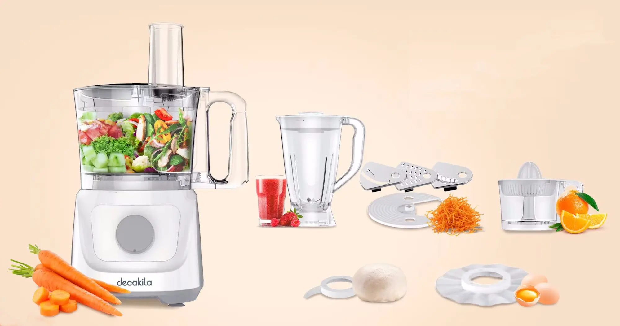 Robot de bucatarie Decakila KEMG023W (White)