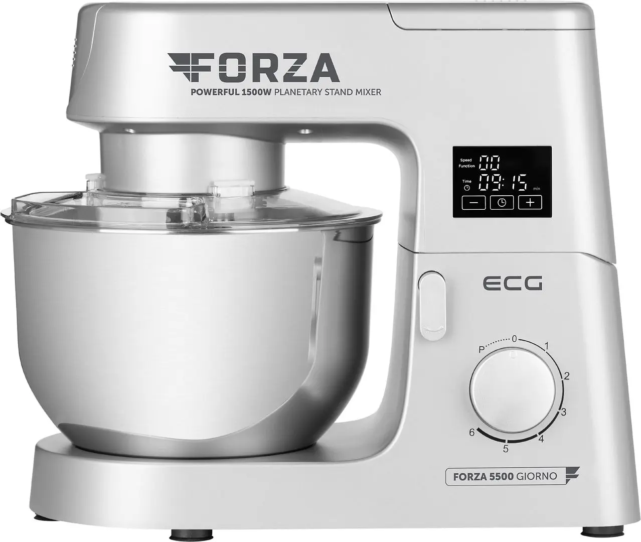 Кухонный комбайн ECG Forza 5500 Giorno Argento (Silver)