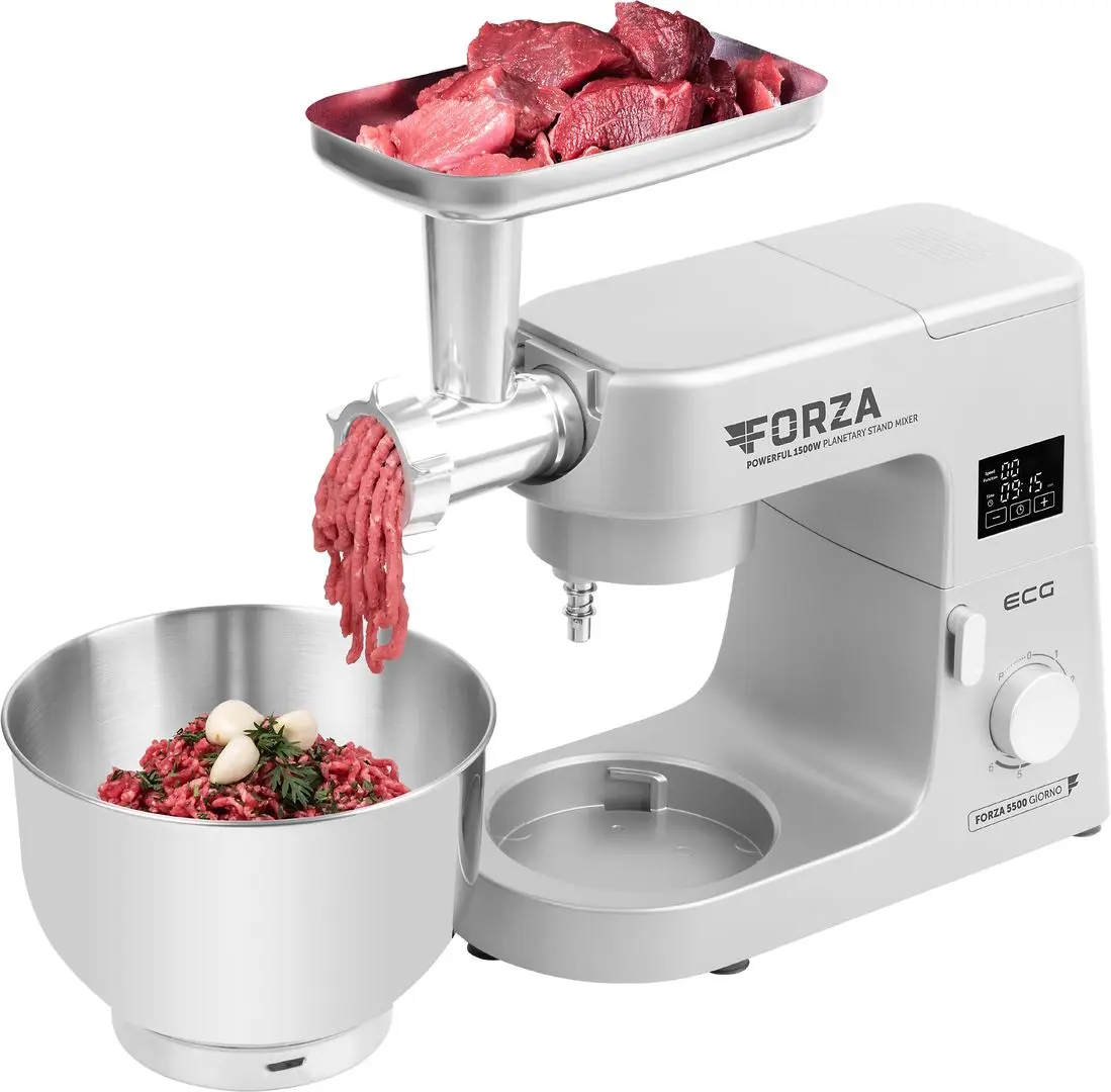 Кухонный комбайн ECG Forza 5500 Giorno Argento (Silver)