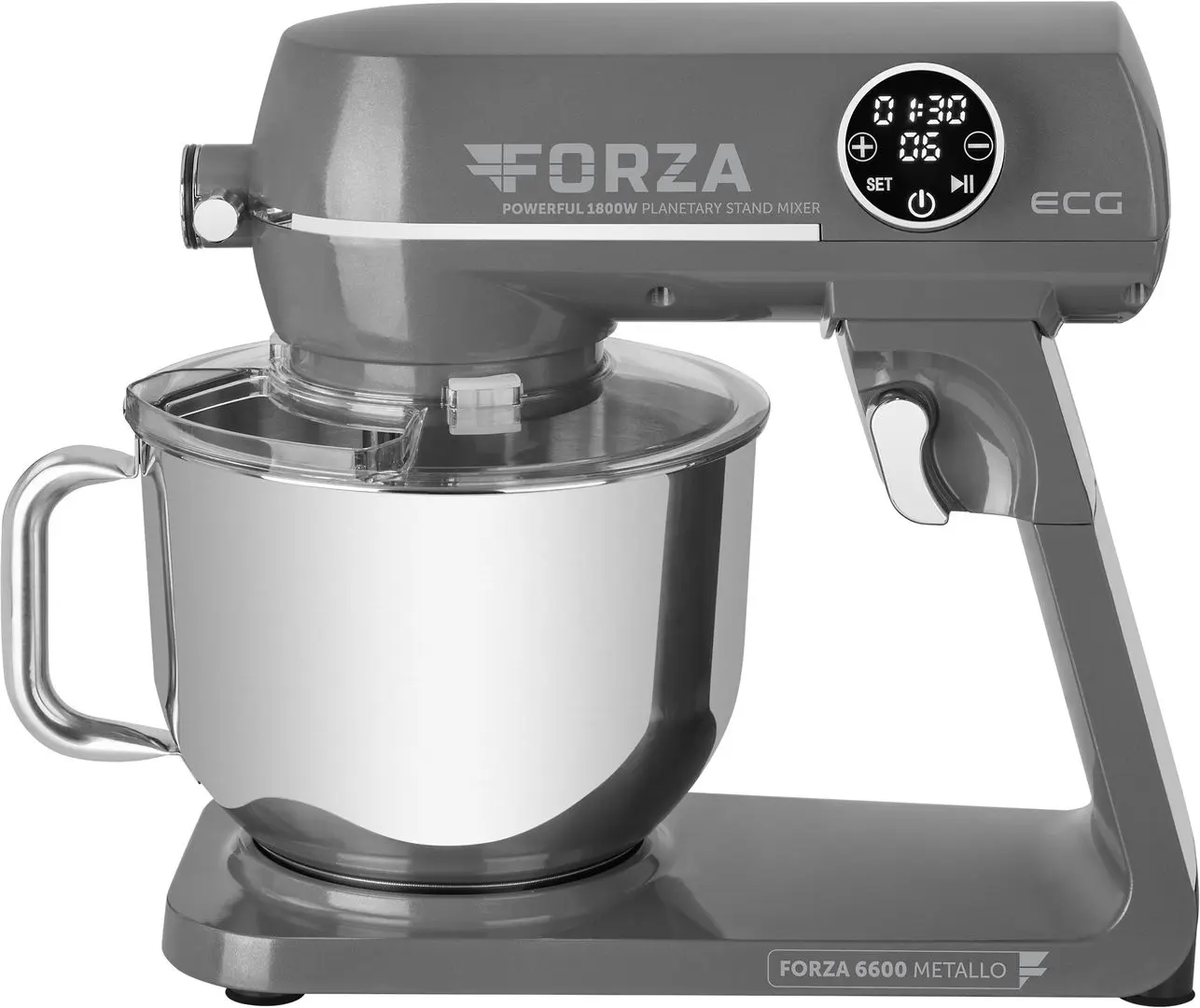 Кухонный комбайн ECG Forza 6600 Metallo Scuro (Gray)