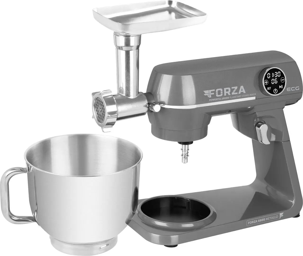 Кухонный комбайн ECG Forza 6600 Metallo Scuro (Gray)