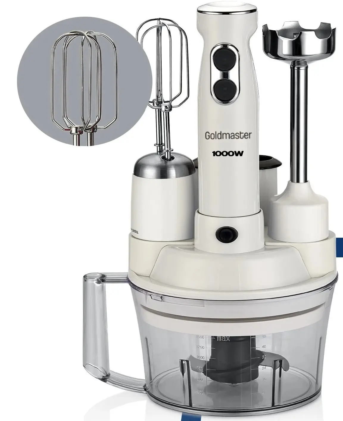 Кухонный комбайн GoldMaster GM-7239W (Black/Grey)