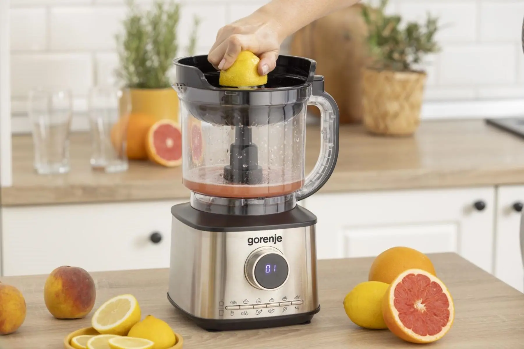 Robot de bucatarie Gorenje SBR1500E (Inox/Black)