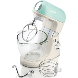 Кухонный комбайн Haeger Glass Cake 700 BL-7BG.016A (Beige/Mint) Thumb