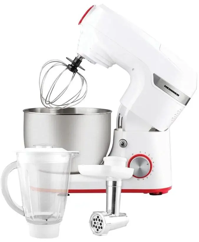 Robot de bucatarie Heinner Deissi HPM-1000WH (White/Inox)