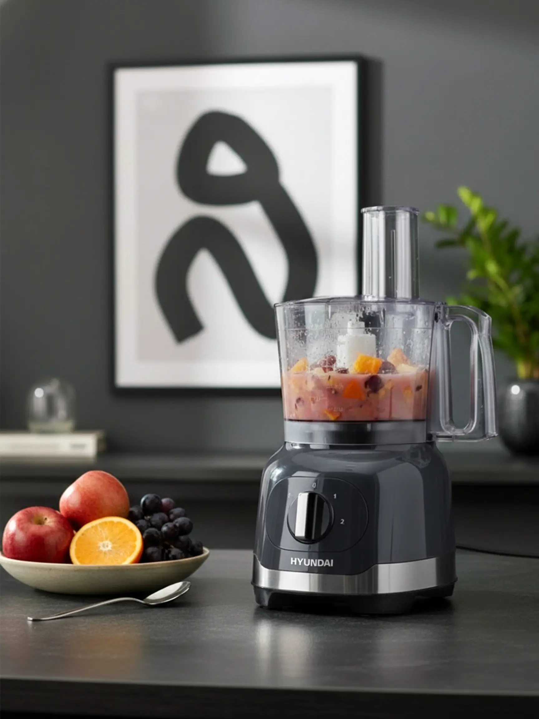 Robot de bucatarie Hyundai HYSD-FP51G (Elite Gray) - 3