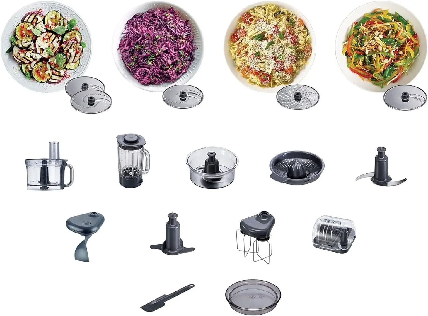 Robot de bucatarie Kenwood MultiPro Excel FPM910 (Brushed Metal)