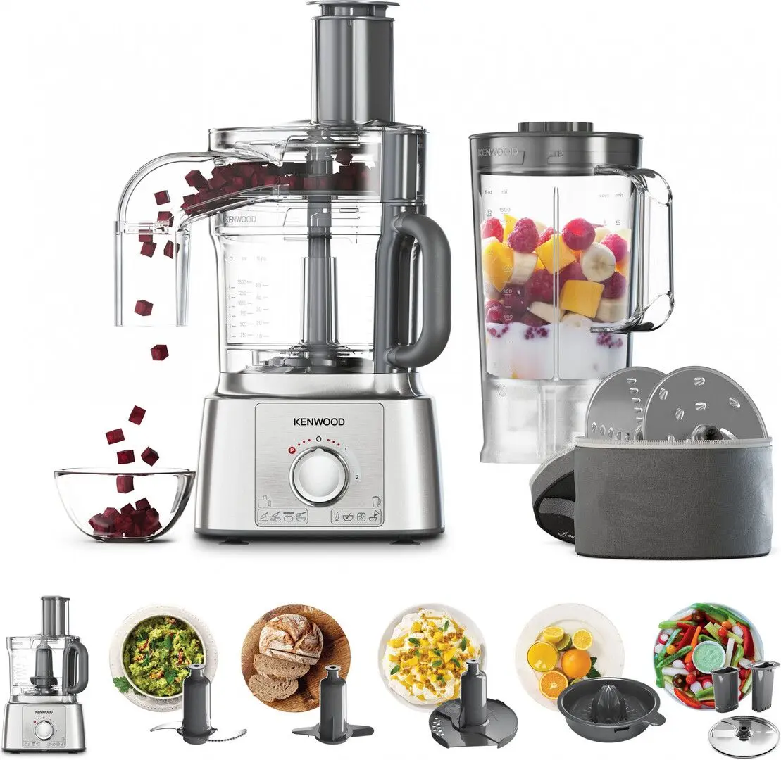 Кухонный комбайн Kenwood MultiPro Express FDP65.820SI (Silver) - 4