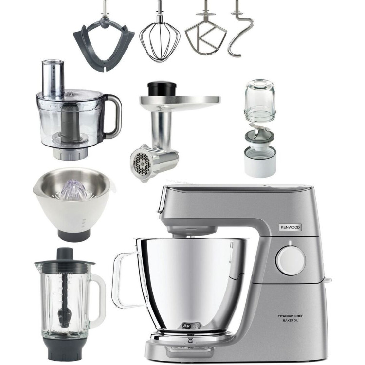 Robot de bucatarie Kenwood Titanium Chef Baker XL KVL 85.704 SI (Grey)