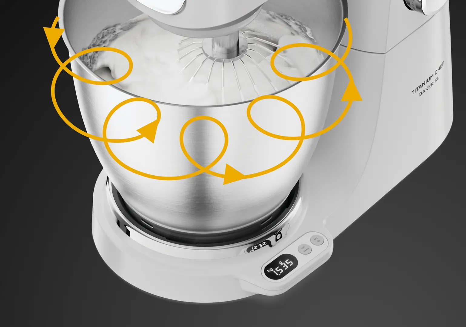 Mixer Kenwood Titanium Chef Baker XL KVL65.001WH (White)