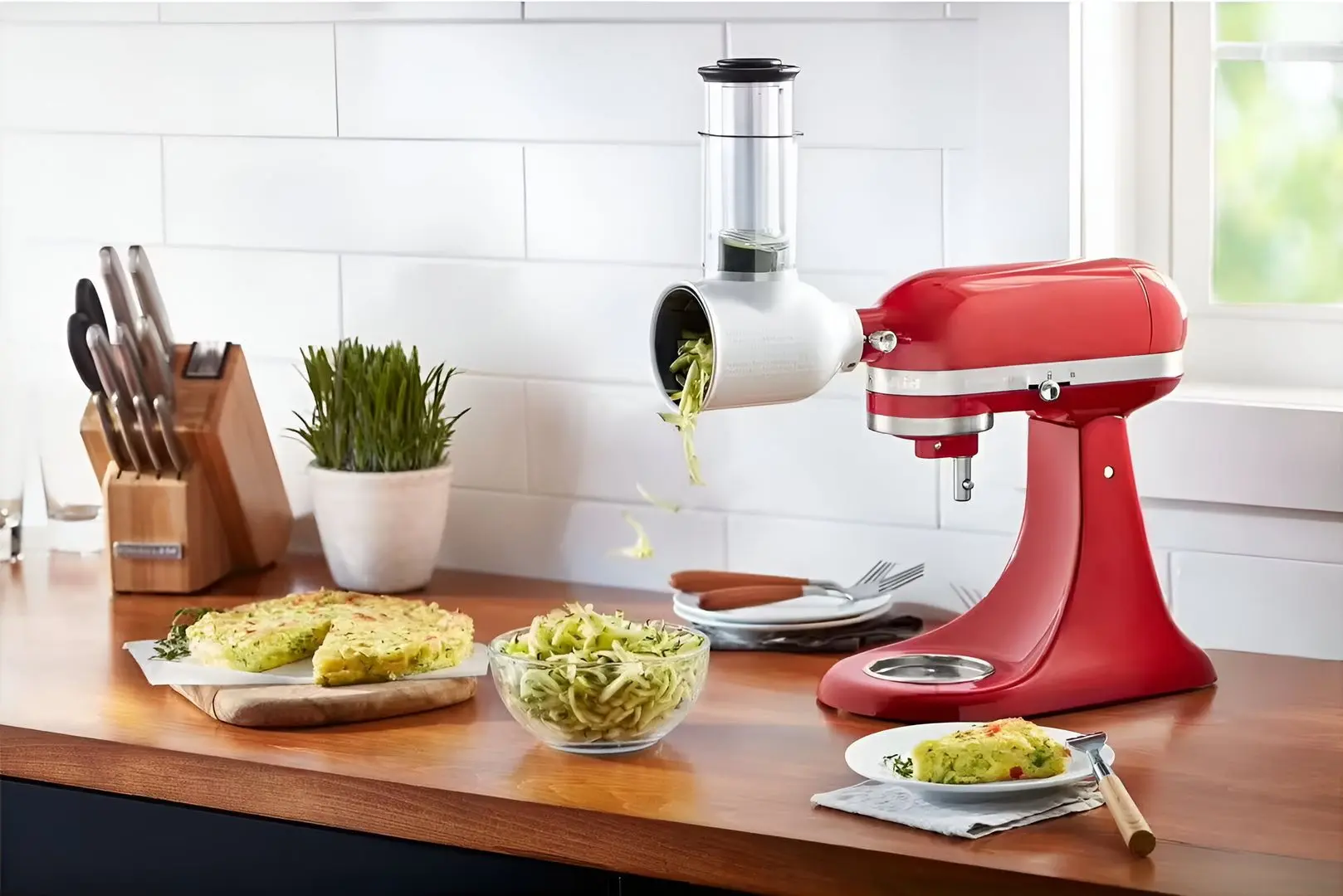 Robot de bucătărie KitchenAid Artisan Bundleveggie (Empire Red)