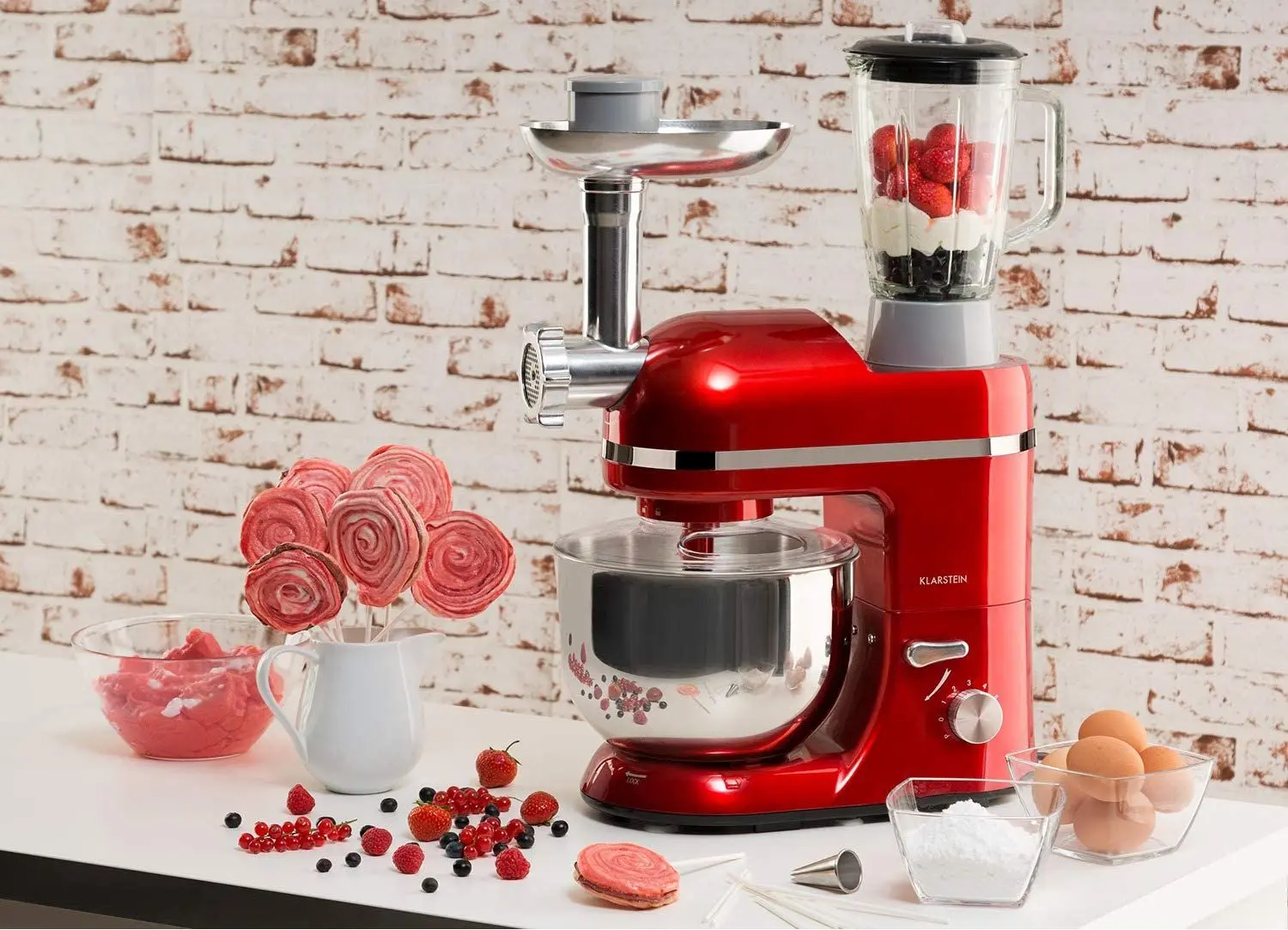 Robot de bucatarie Klarstein Lucia Elegance (Red)