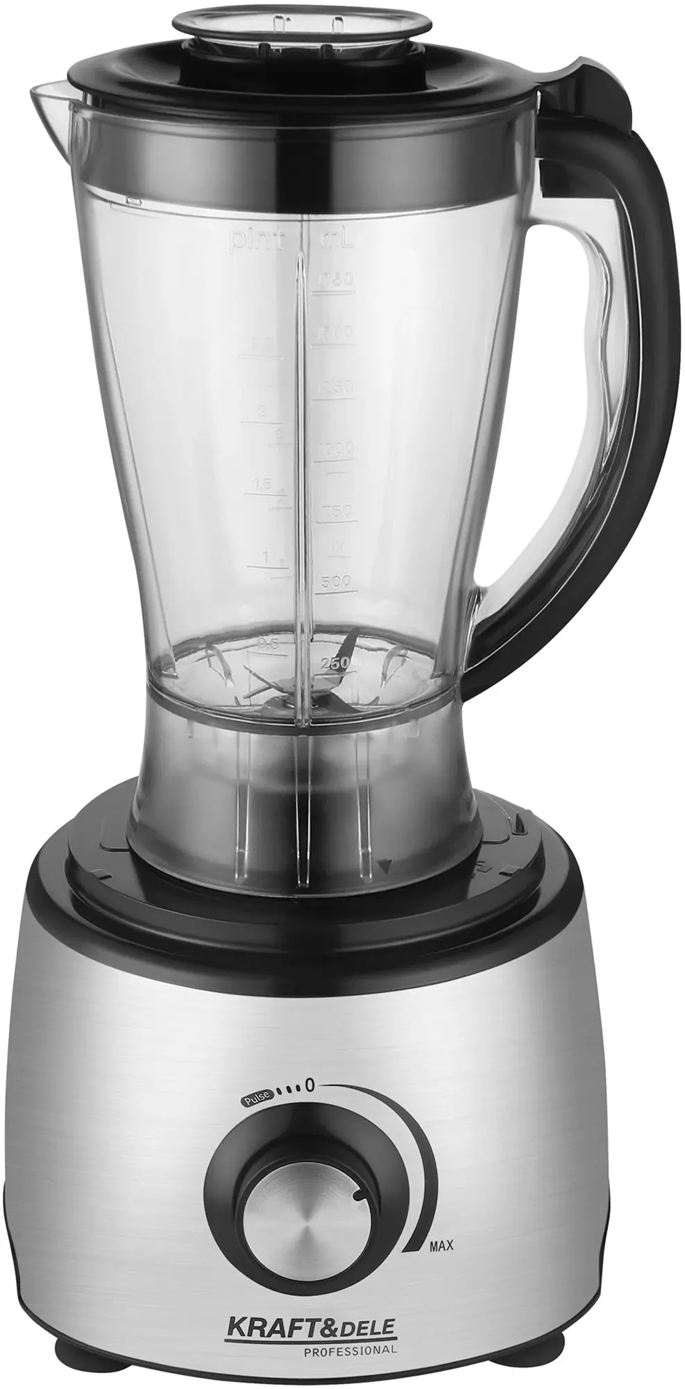 Robot de bucatarie Kraft&Dele KD4250 (Inox/Black) - 2