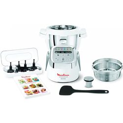 Robot de bucatarie Moulinex Companion HF806RECE (White/Inox) Thumb