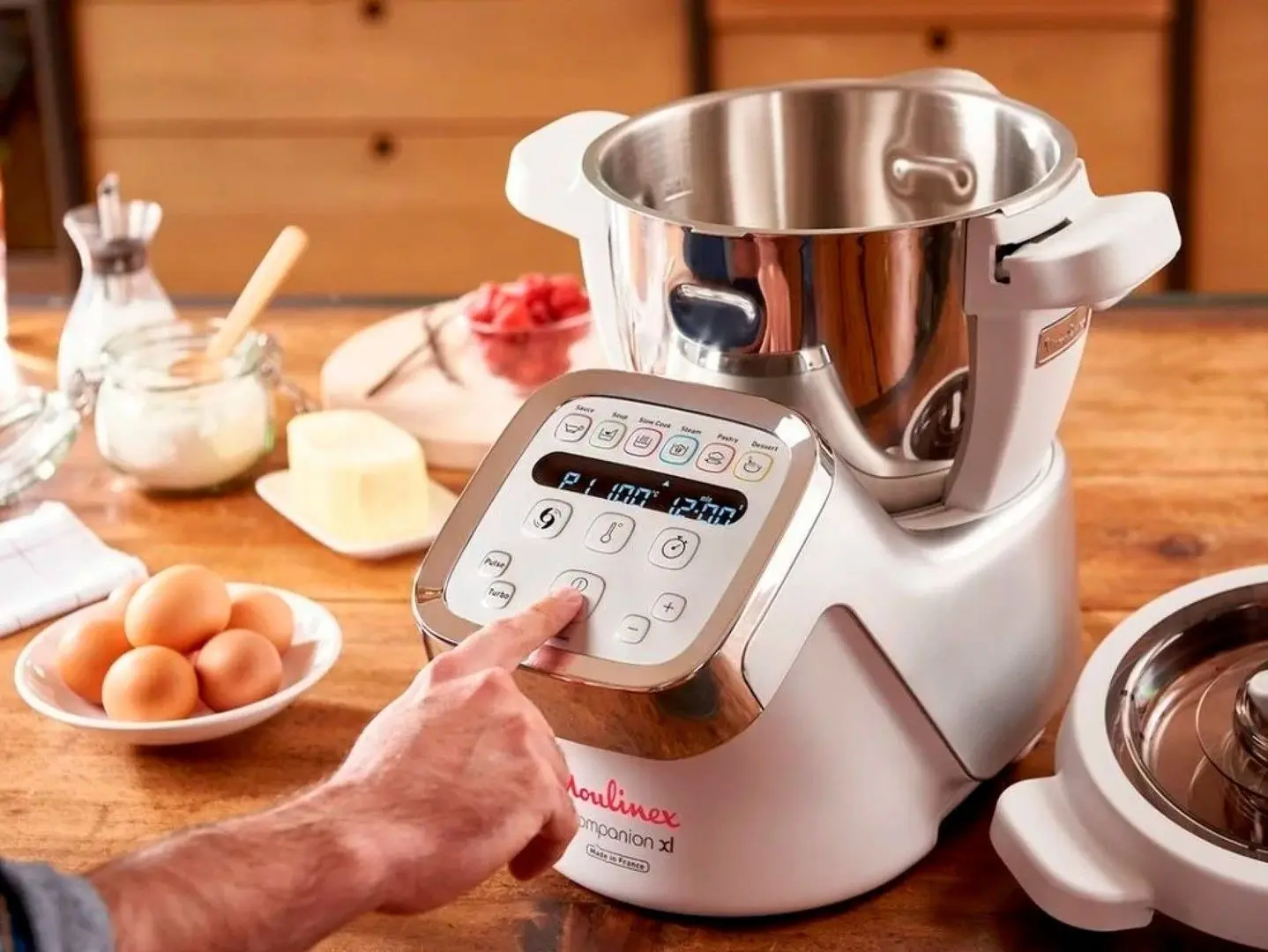 Robot de bucatarie Moulinex Companion HF806RECE (White/Inox)