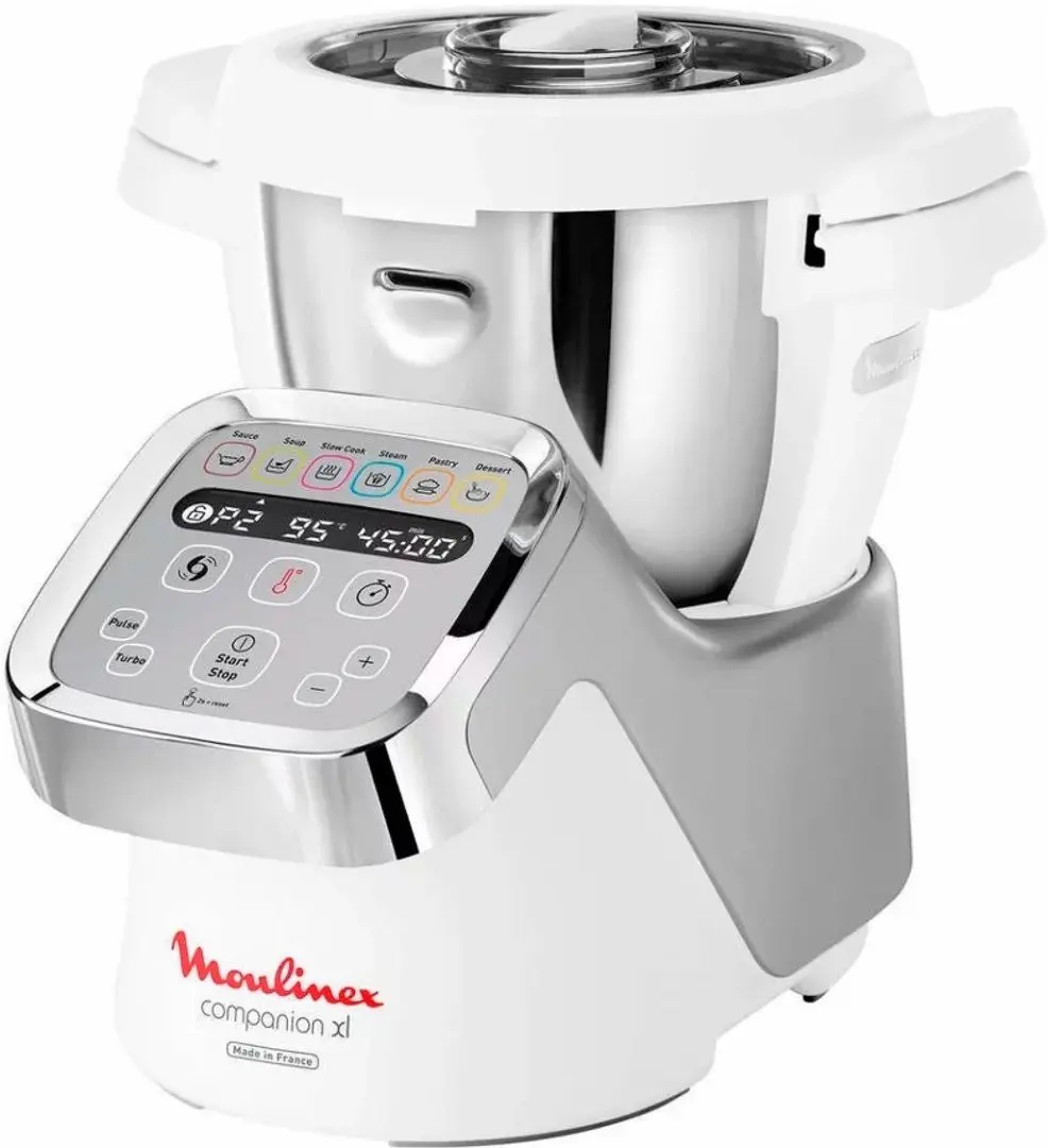 Robot de bucatarie Moulinex Companion HF806RECE (White/Inox)
