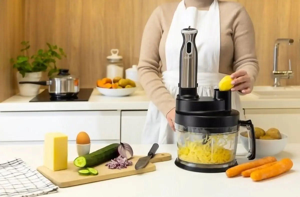 Robot de bucatarie MPM MRK-17 (Black/Silver)