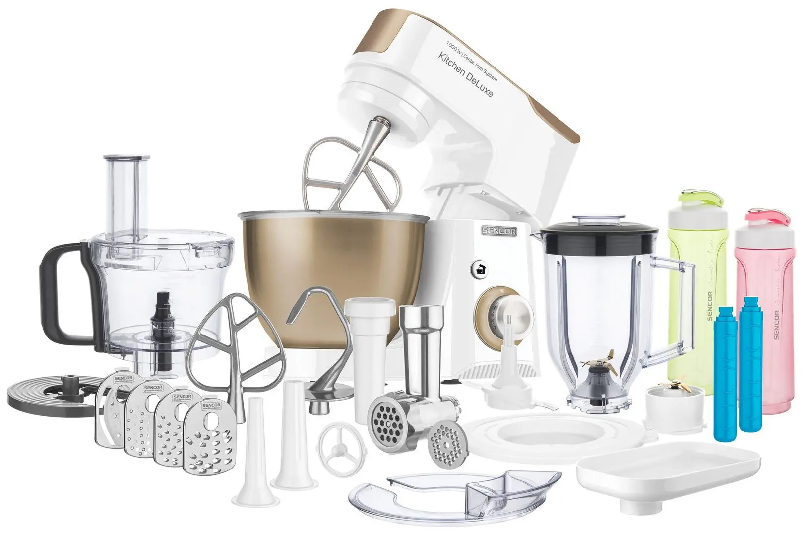 Robot de bucatarie Sencor STM 4467CH (White/Champagne)