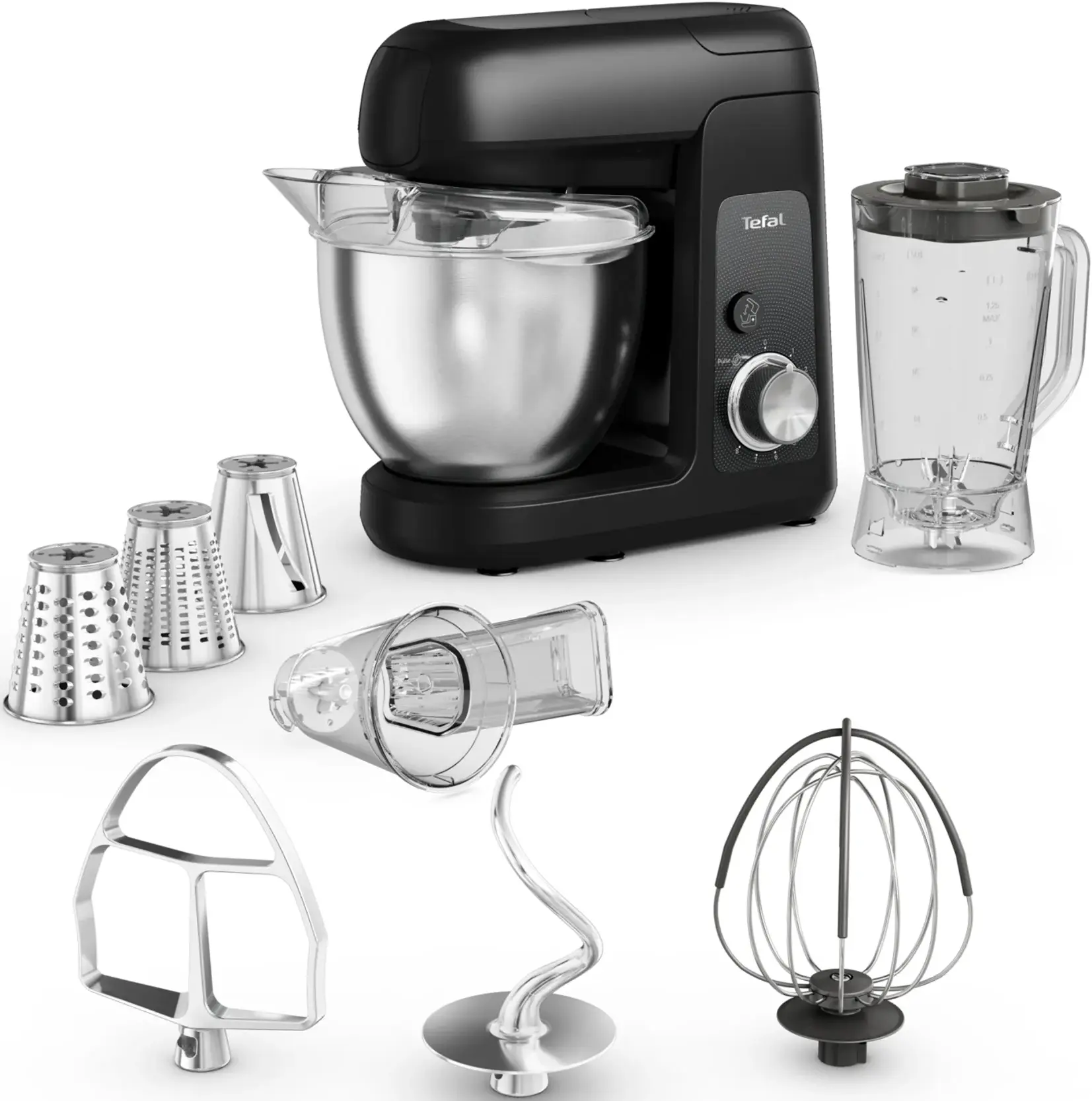 Кухонный комбайн Tefal Bake Partner QB522838 (Black) - 2