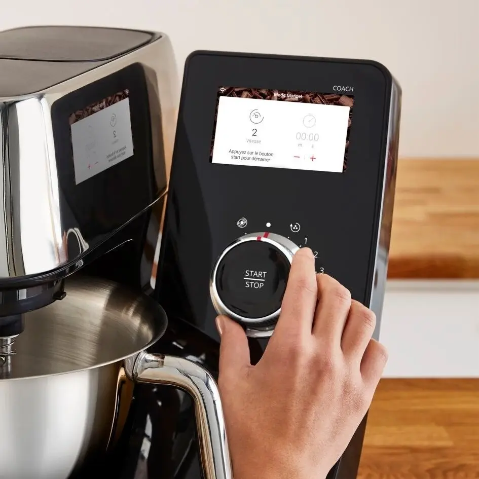 Robot de bucatarie Tefal I-Coach Touch QB951837 (Black/Silver)