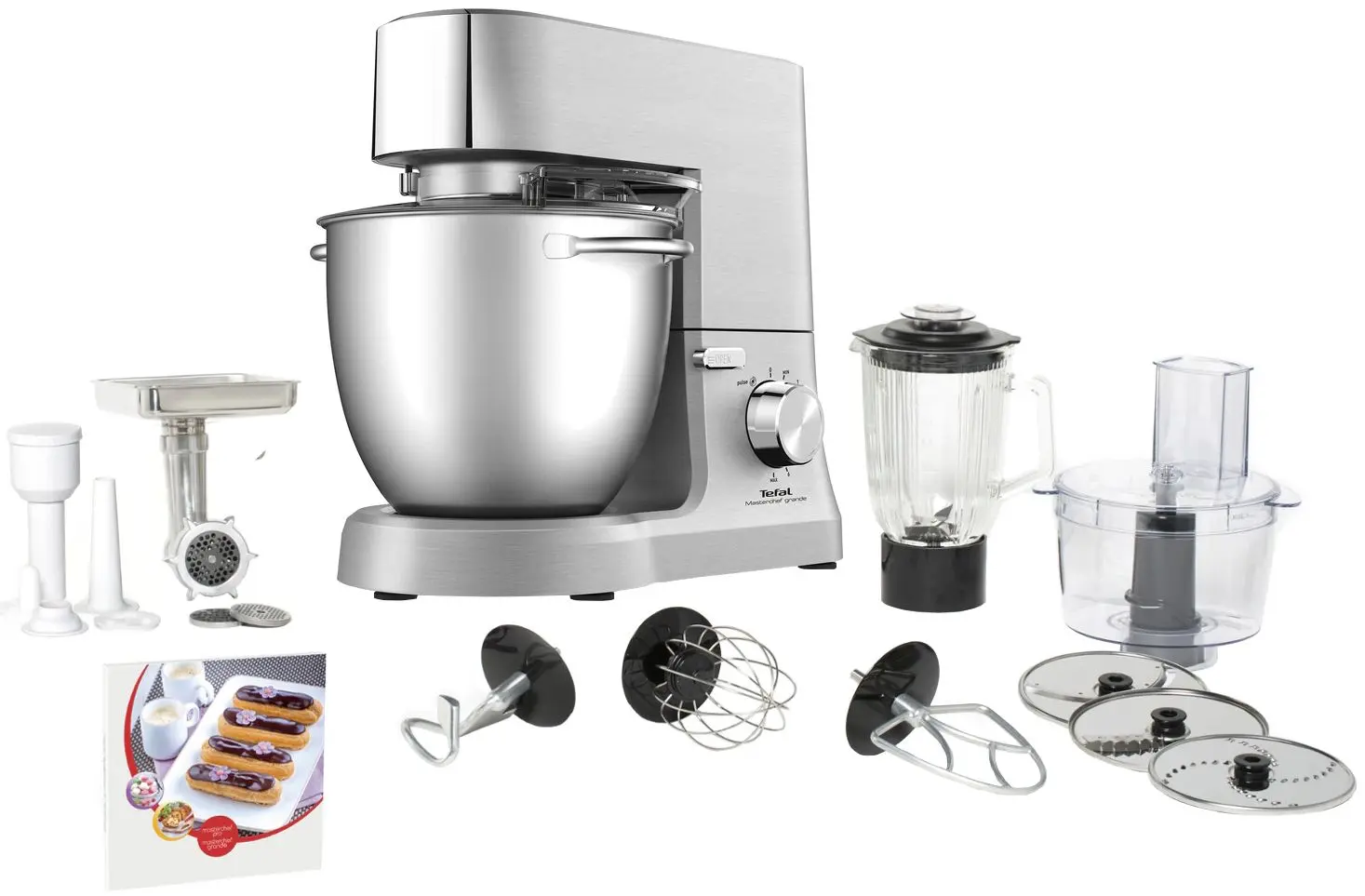 Кухонный комбайн Tefal Masterchef Grande QB813D38 (Inox)