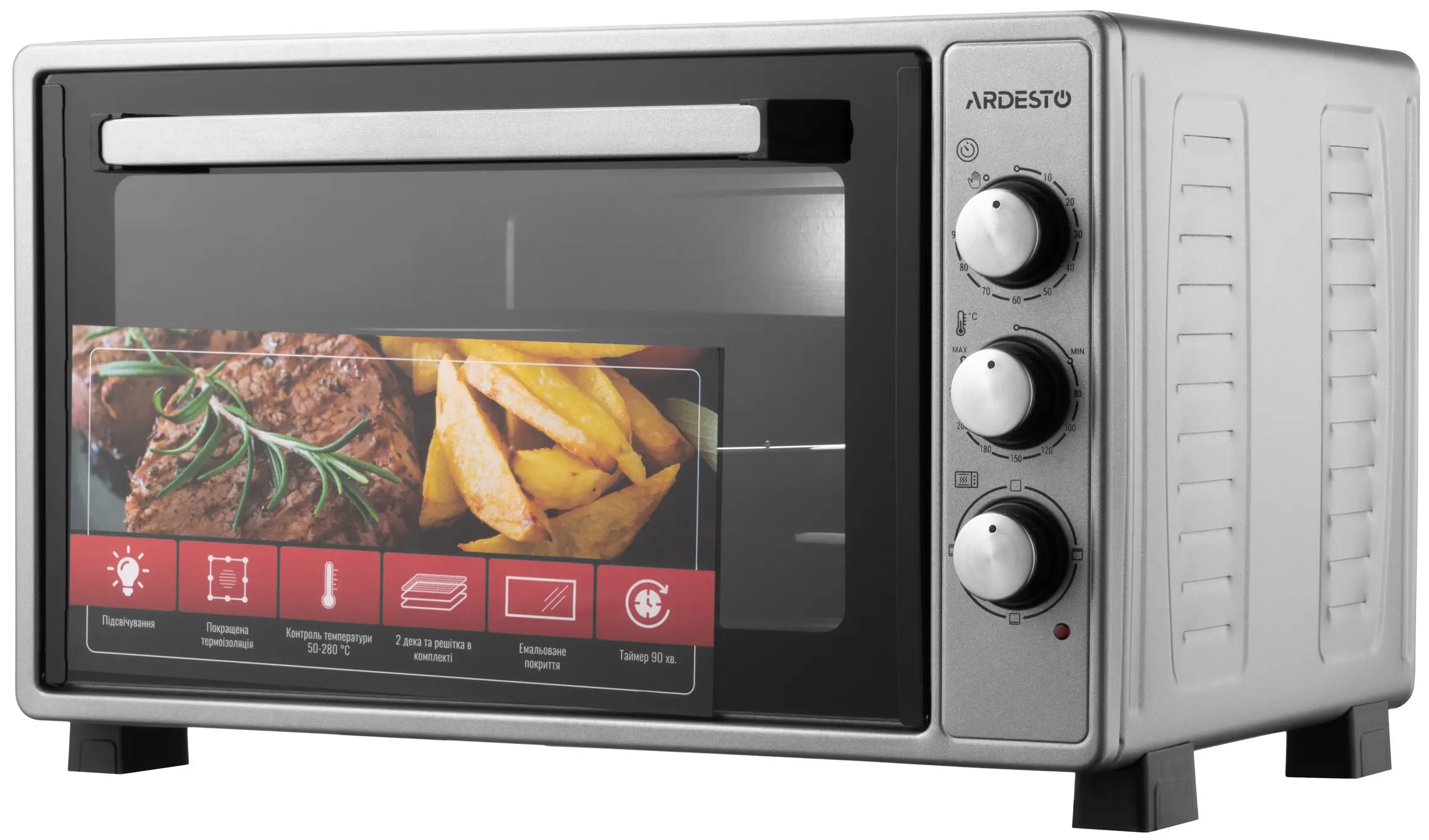 Электропечь Ardesto MEO-N40GR (Grey) - 3