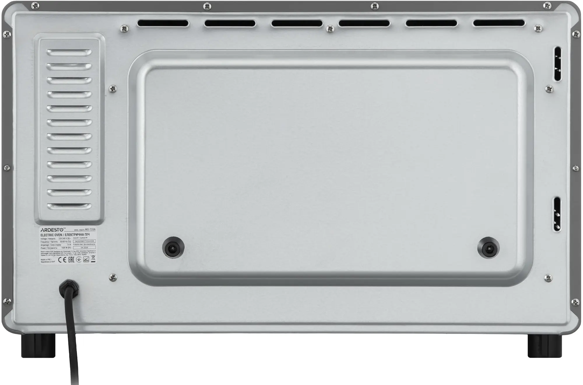 Электропечь Ardesto MO-T33A (Inox) - 4