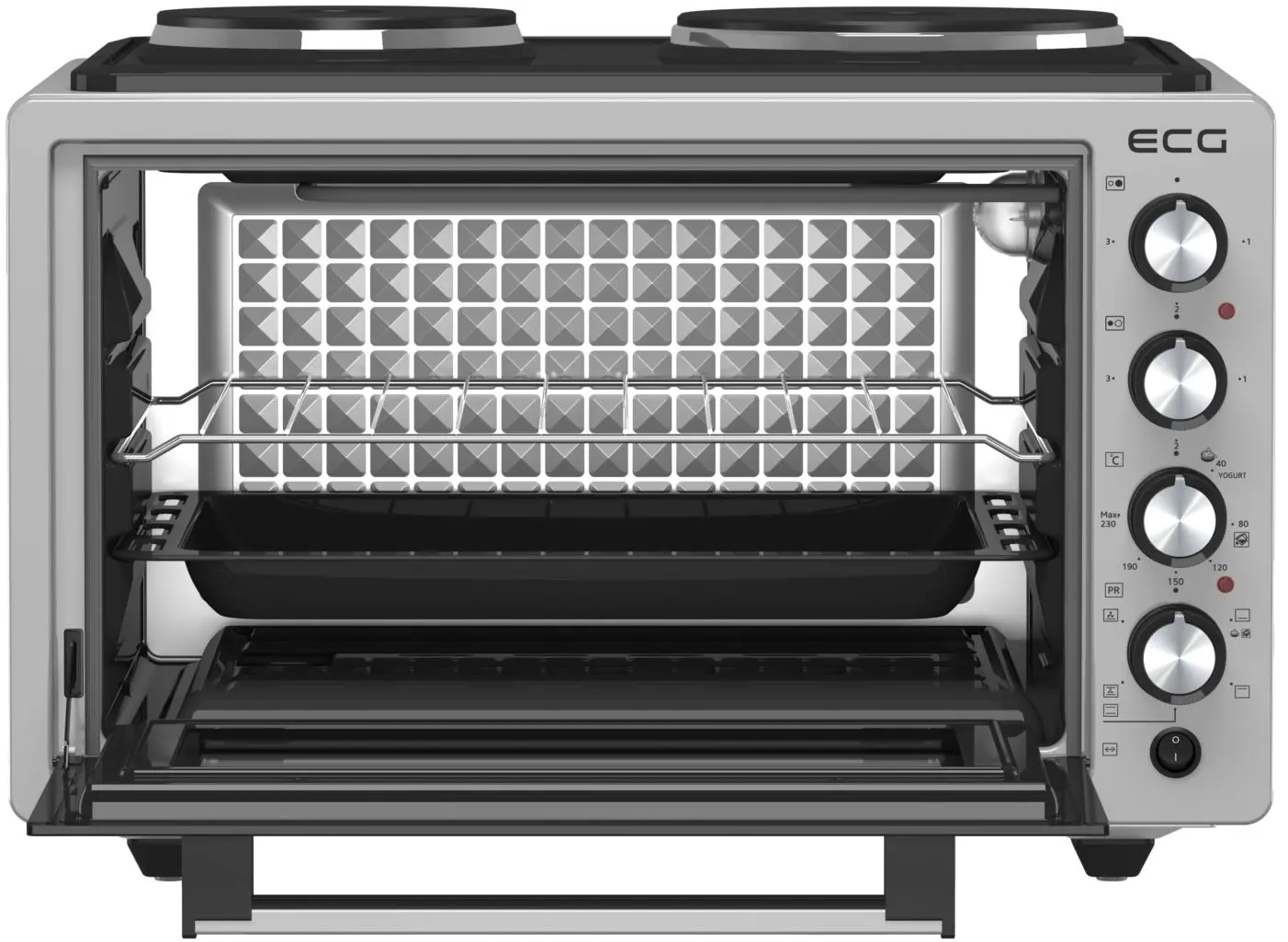 Электропечь ECG ETH 3701G (Inox)
