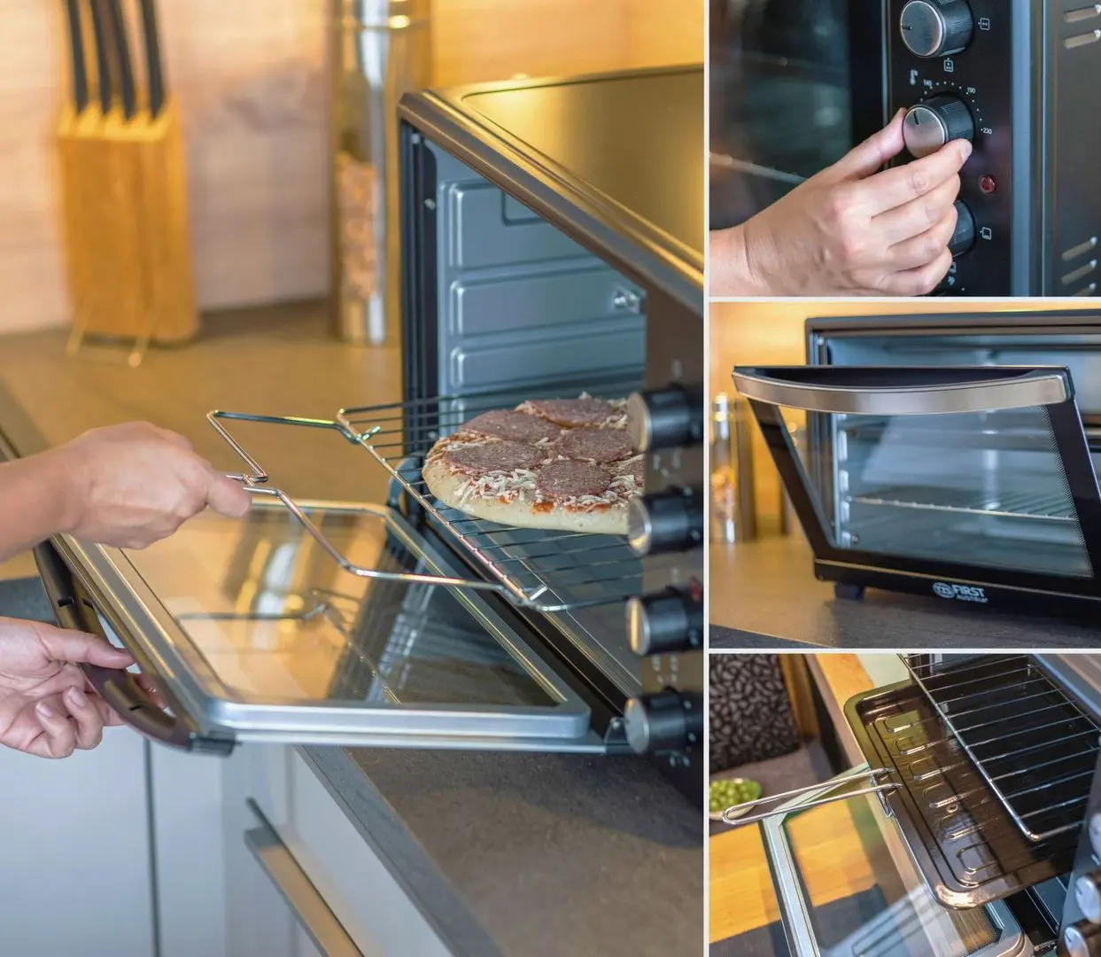 Cuptor electric First FA-5047 (Black)