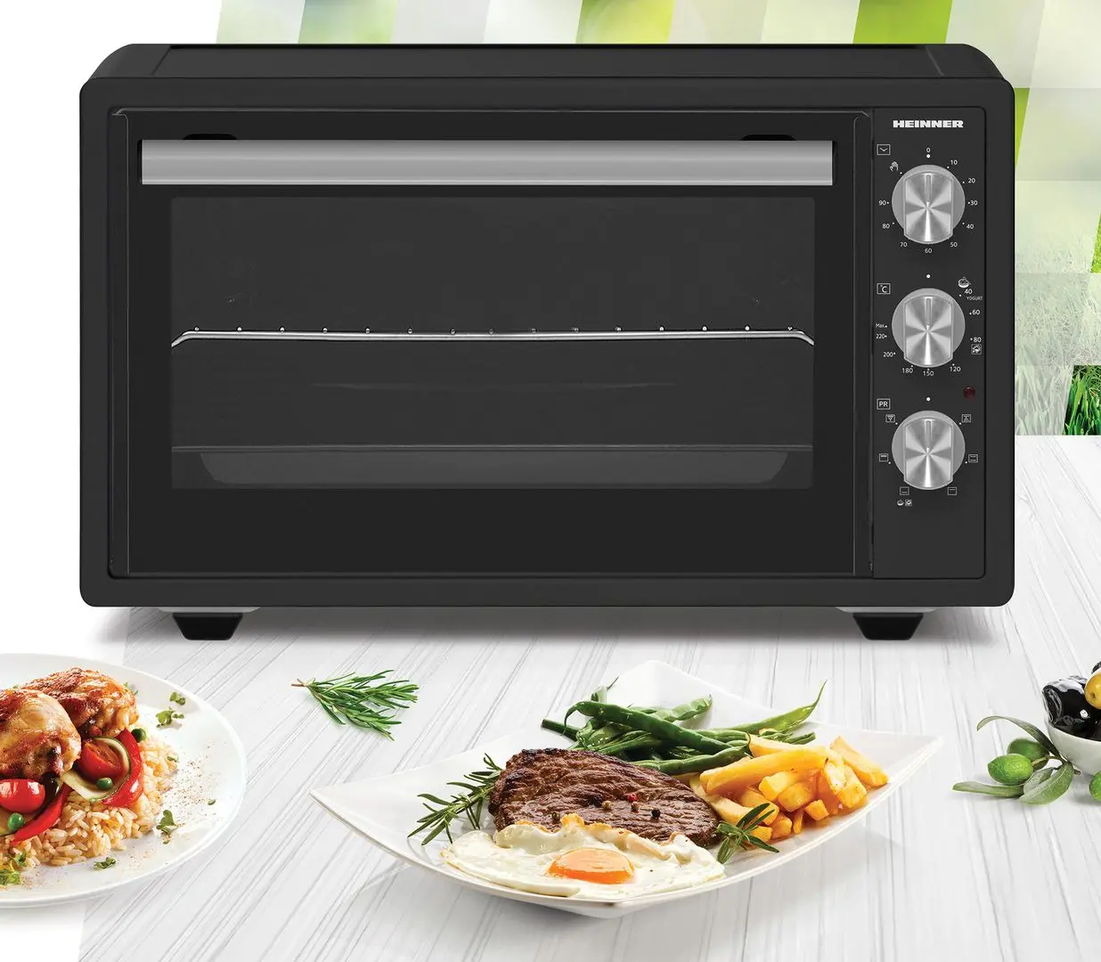 Электропечь Heinner HCE-S37DKA (Black)