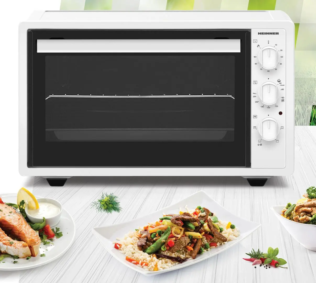 Cuptor electric Heinner HCE-S37WH (White)