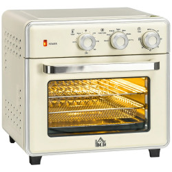 Cuptor electric Homcom 800-152V90CW (Cream White/Silver)