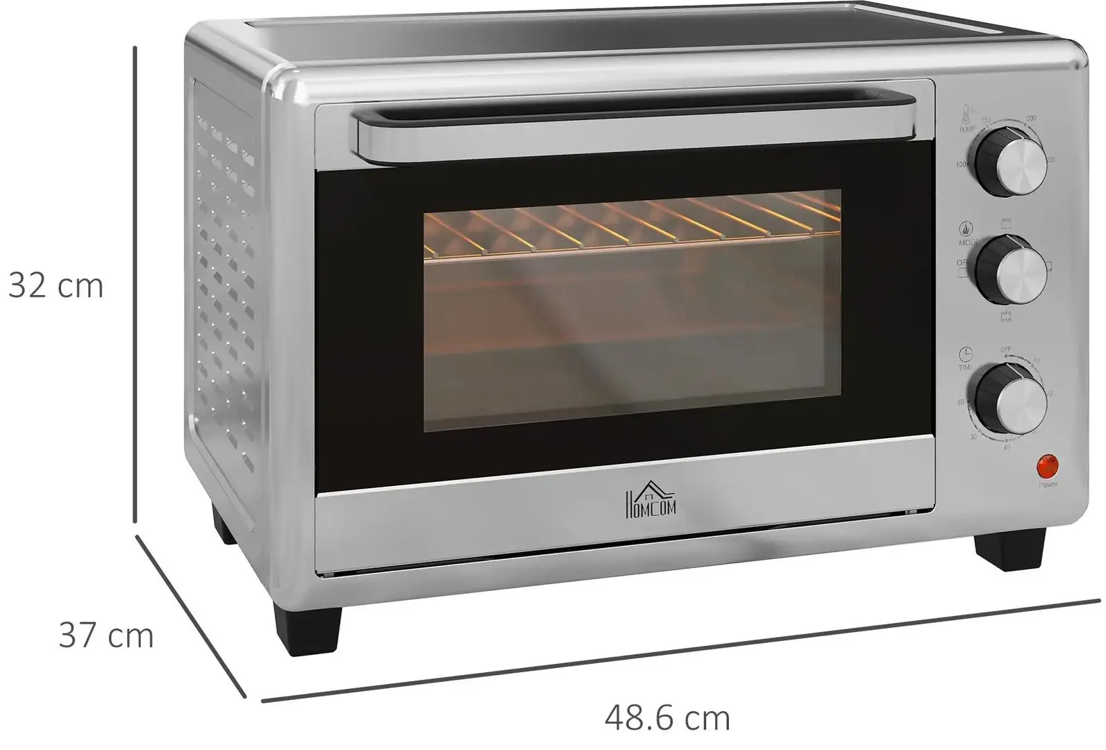 Cuptor electric Homcom 800-167V90SR (Silver)