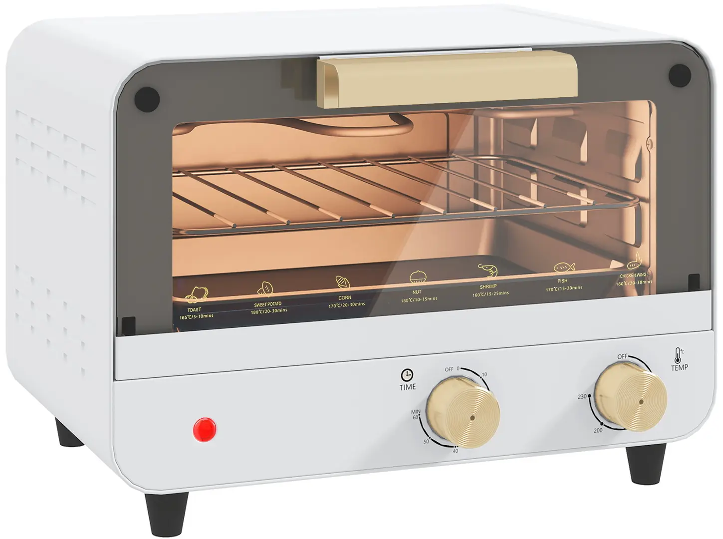 Cuptor electric Homcom 800-201V90WT (White)