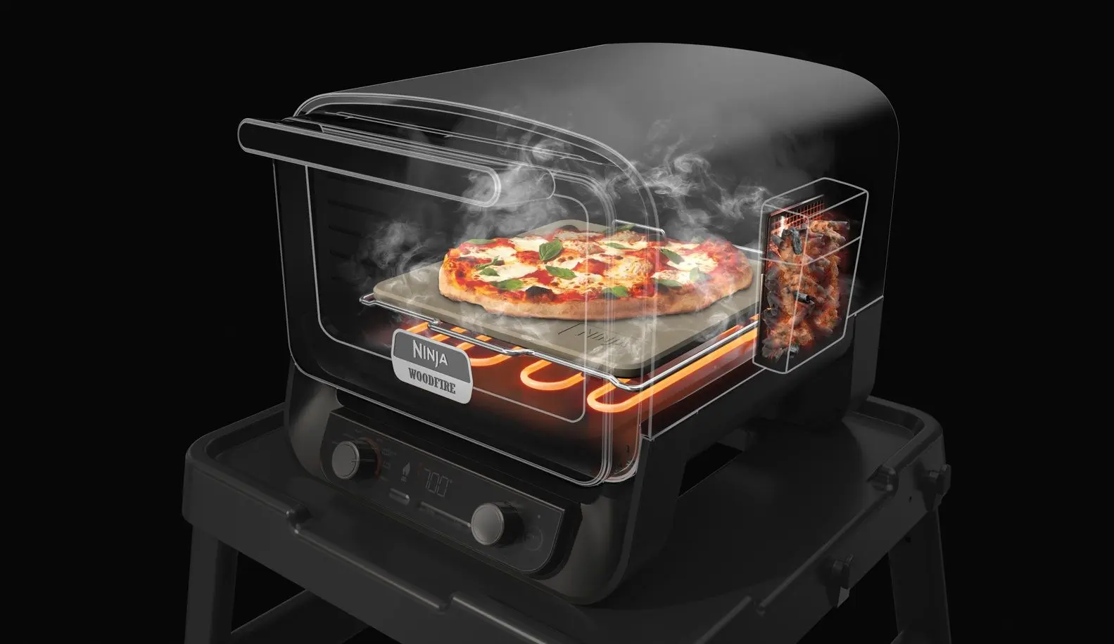 Cuptor electric Ninja OO101EU (Inox/Red)