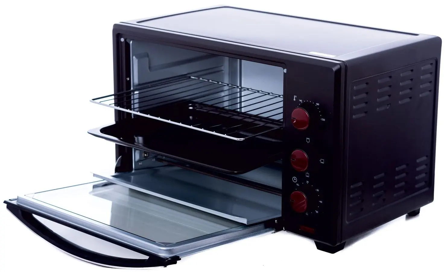 Cuptor electric Samus CS-35B2 (Black/Red)