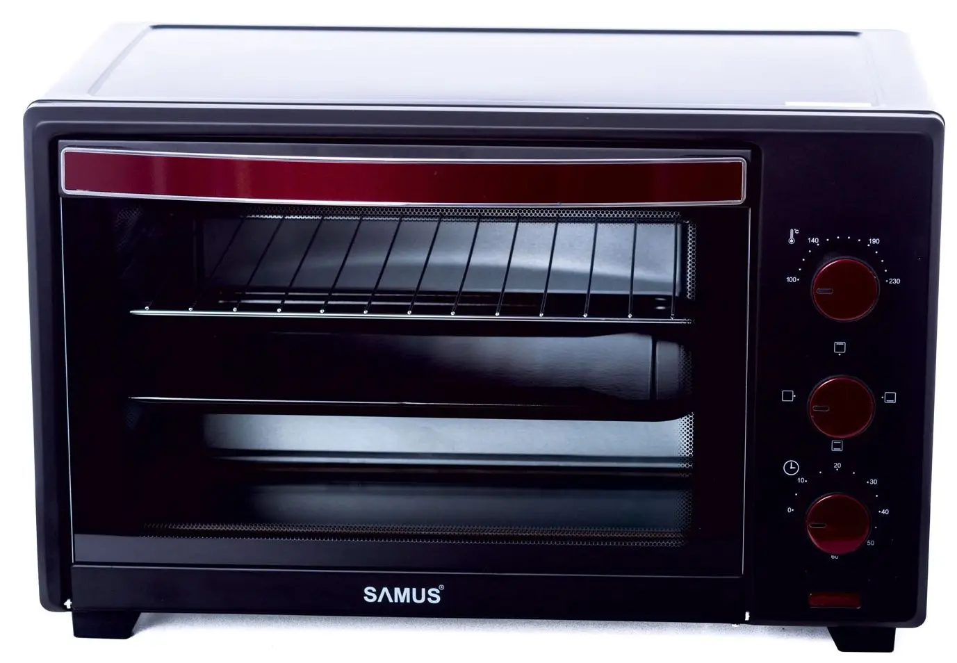 Cuptor electric Samus CS-35B2 (Black/Red)