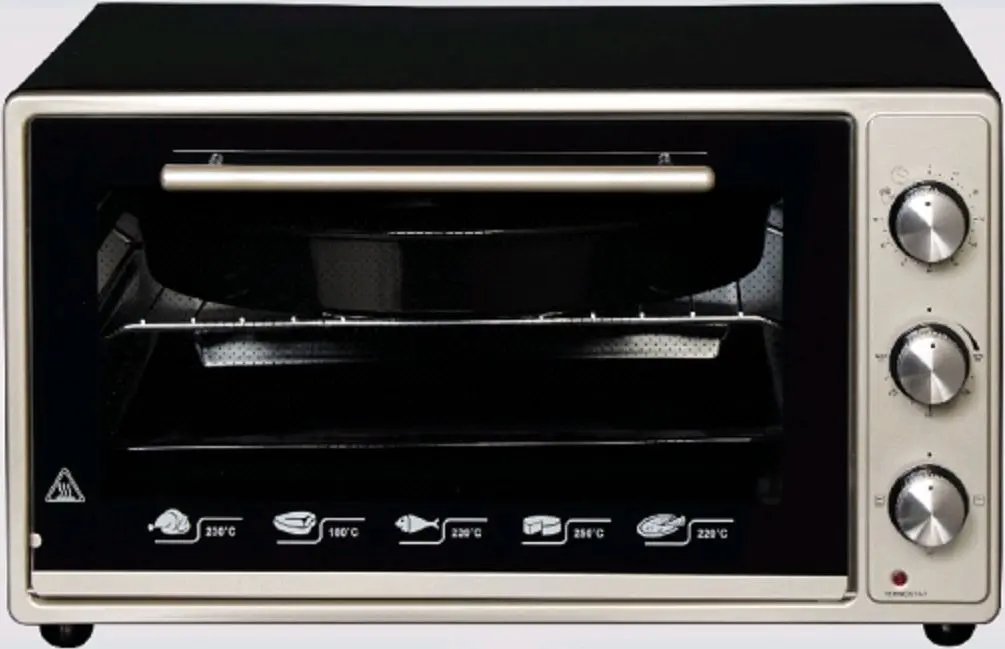 Cuptor electric Tornado TR480 (Black/Beige)