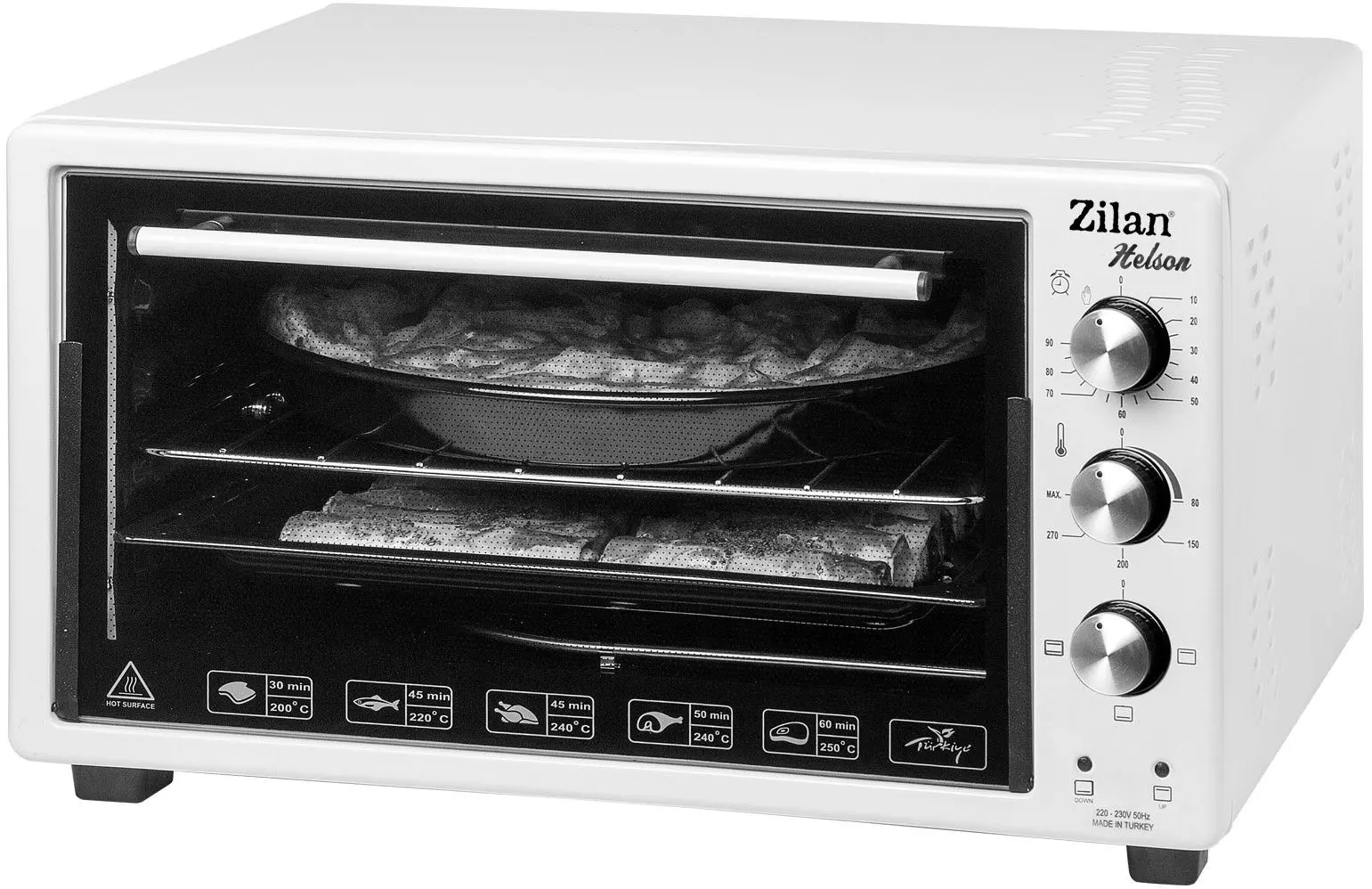 Cuptor electric Zilan Helson ZLN3130 (Grey)