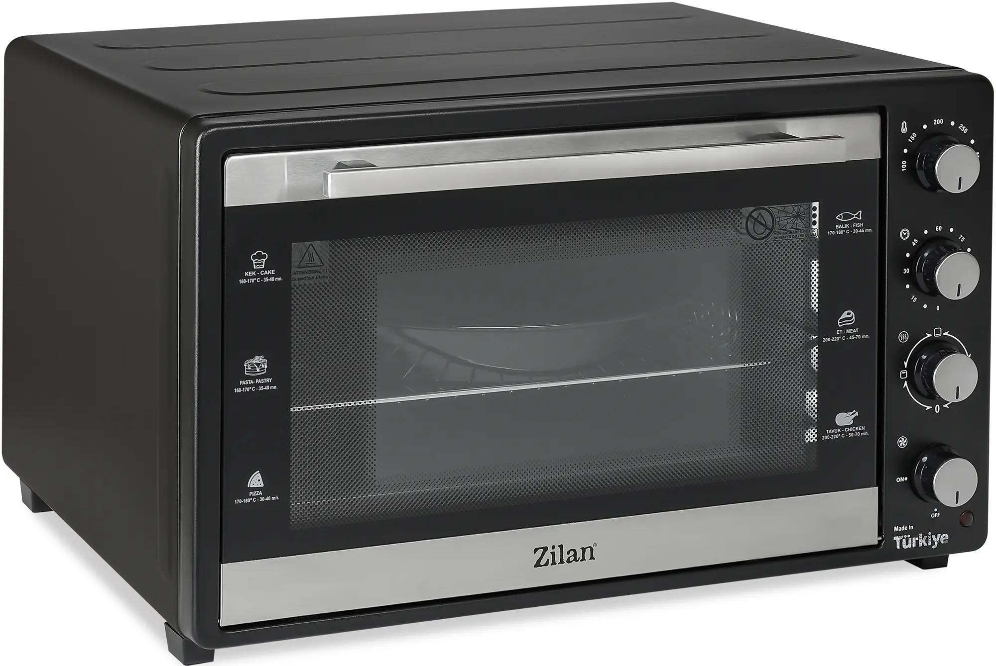 Электропечь Zilan ZLN3480 (Black) - 2