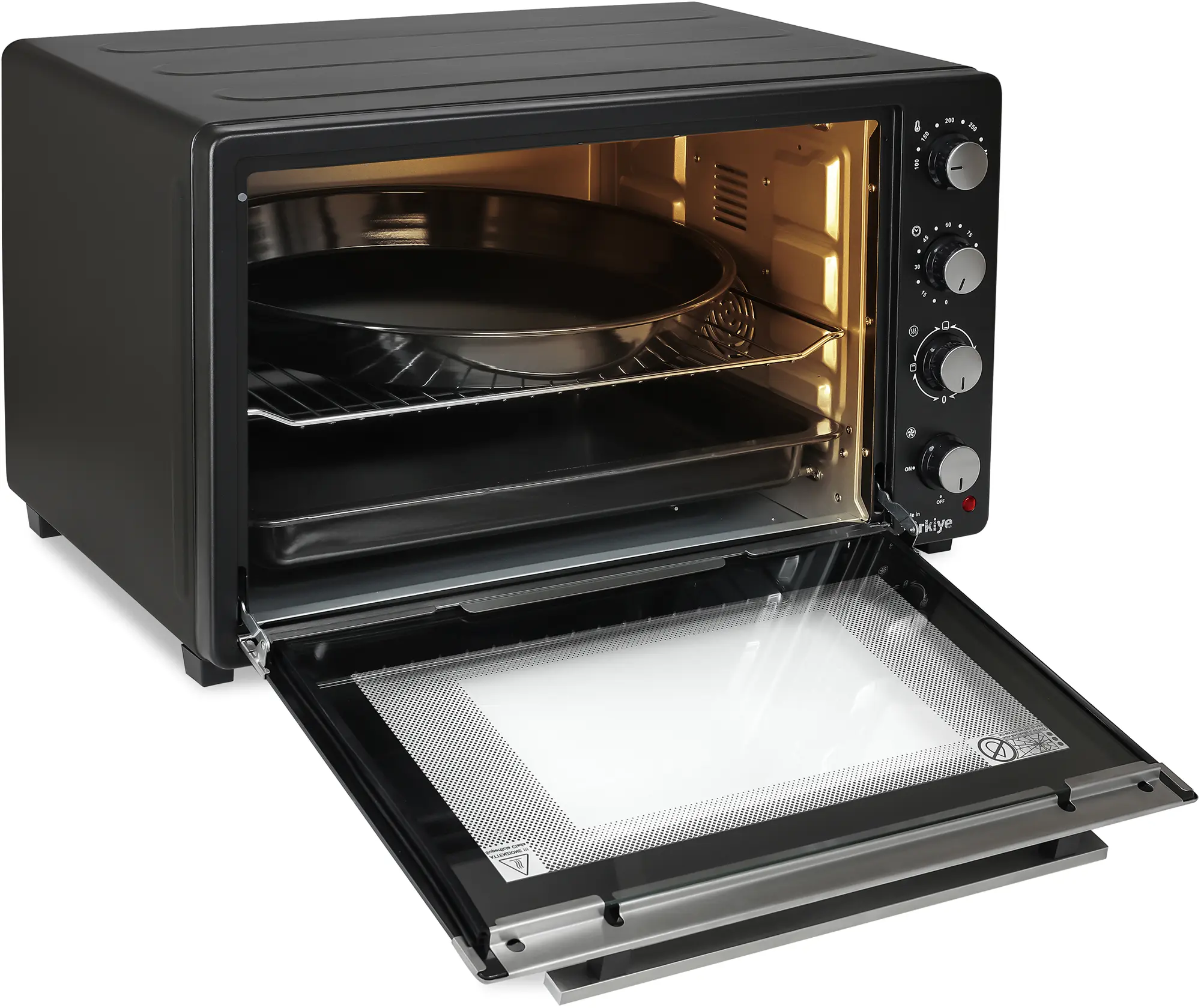 Электропечь Zilan ZLN3480 (Black) - 3