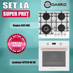 Set electrocasnice incorporabile Darko Luminar 9FT04 W SR + Ragna 605 WG (White)