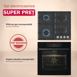 Set electrocasnice incorporabile Gorenje BO6737E02BG + G 641 EXB (Black)