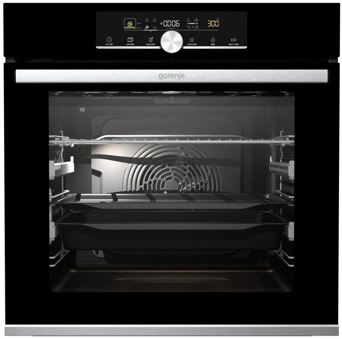 Комплект встраиваемой бытовой техники Gorenje BOSX6747A01BG + G 642 ABX + TH64E3SGB (Black/Inox) - 2