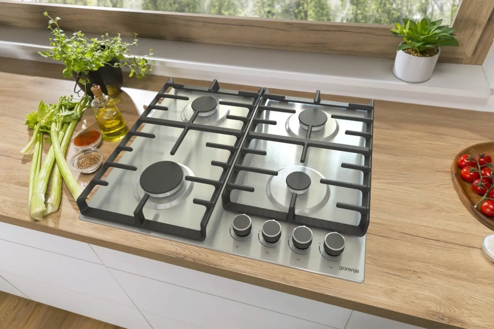 Комплект встраиваемой бытовой техники Gorenje BOSX6747A01BG + G 642 ABX + TH64E3SGB (Black/Inox) - 11