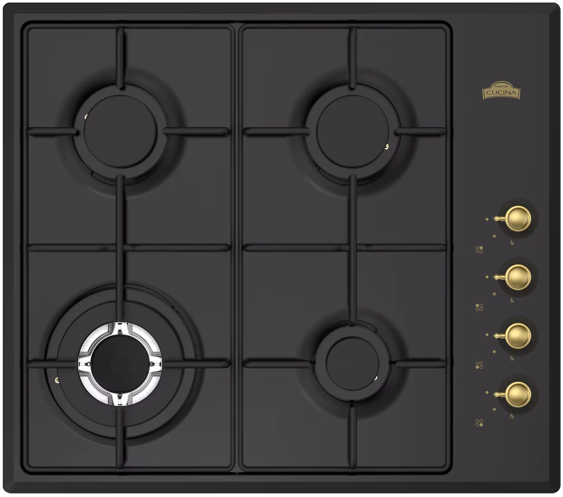 Комплект встраиваемой бытовой техники Nuova Cucina Retro Star (Black) - 3